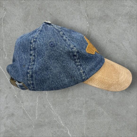Vintage Jeff Gordon Suede & Denim Adjustable Nascar Racing #24 Hat - Picture 5 of 8